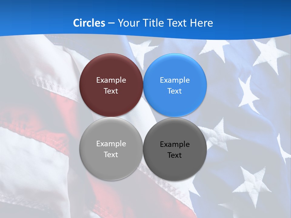 American Flags PowerPoint Template