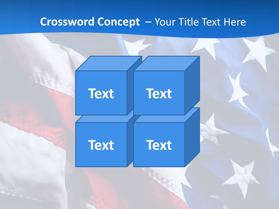 American Flags PowerPoint Template