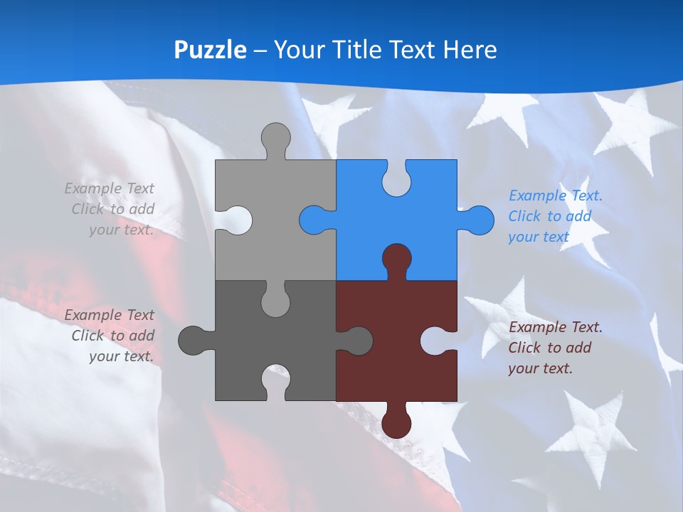American Flags PowerPoint Template
