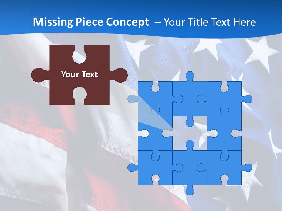 American Flags PowerPoint Template