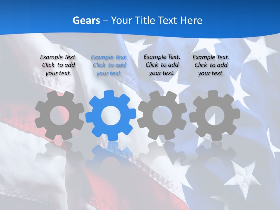 American Flags PowerPoint Template
