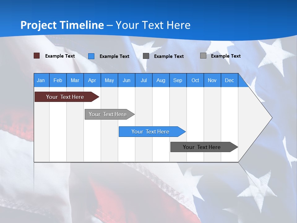 American Flags PowerPoint Template