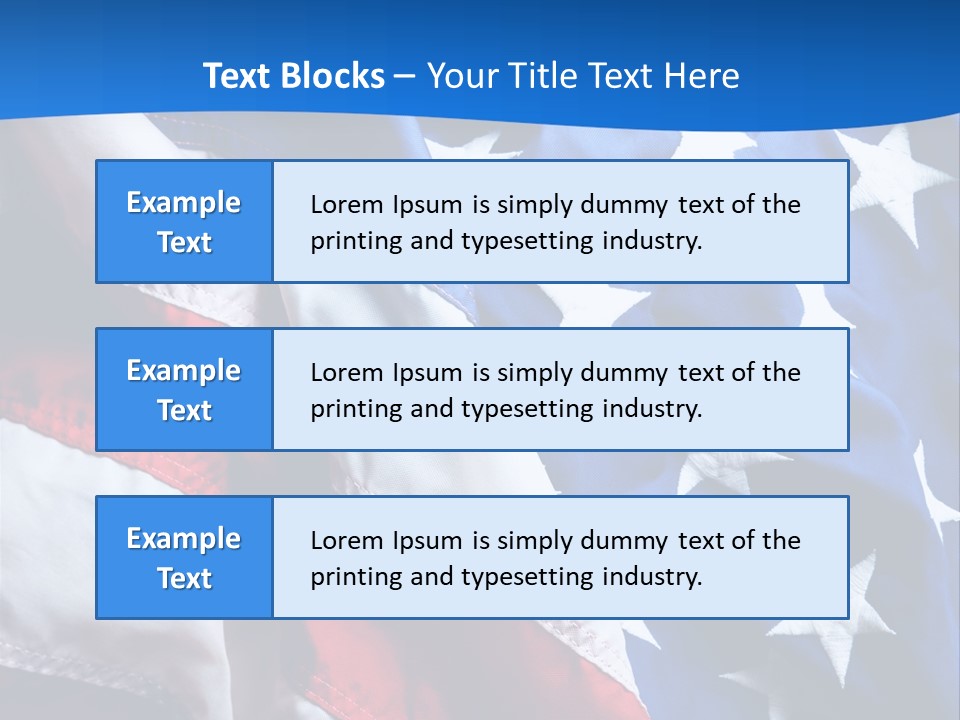 American Flags PowerPoint Template