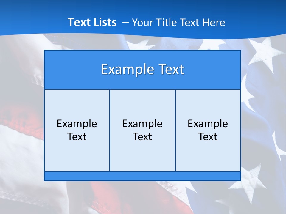 American Flags PowerPoint Template
