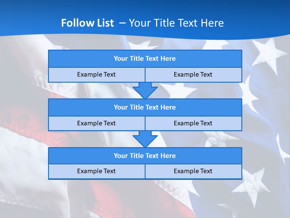 American Flags PowerPoint Template