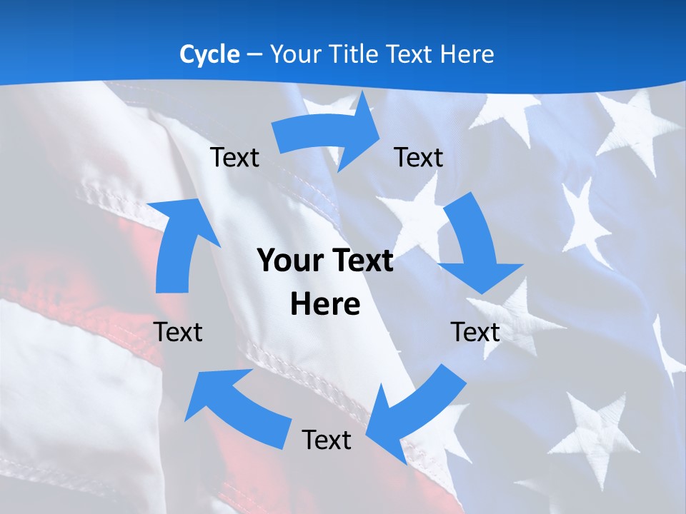 American Flags PowerPoint Template