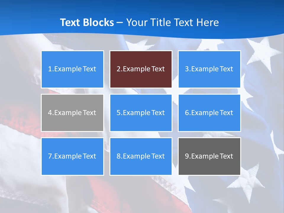 American Flags PowerPoint Template