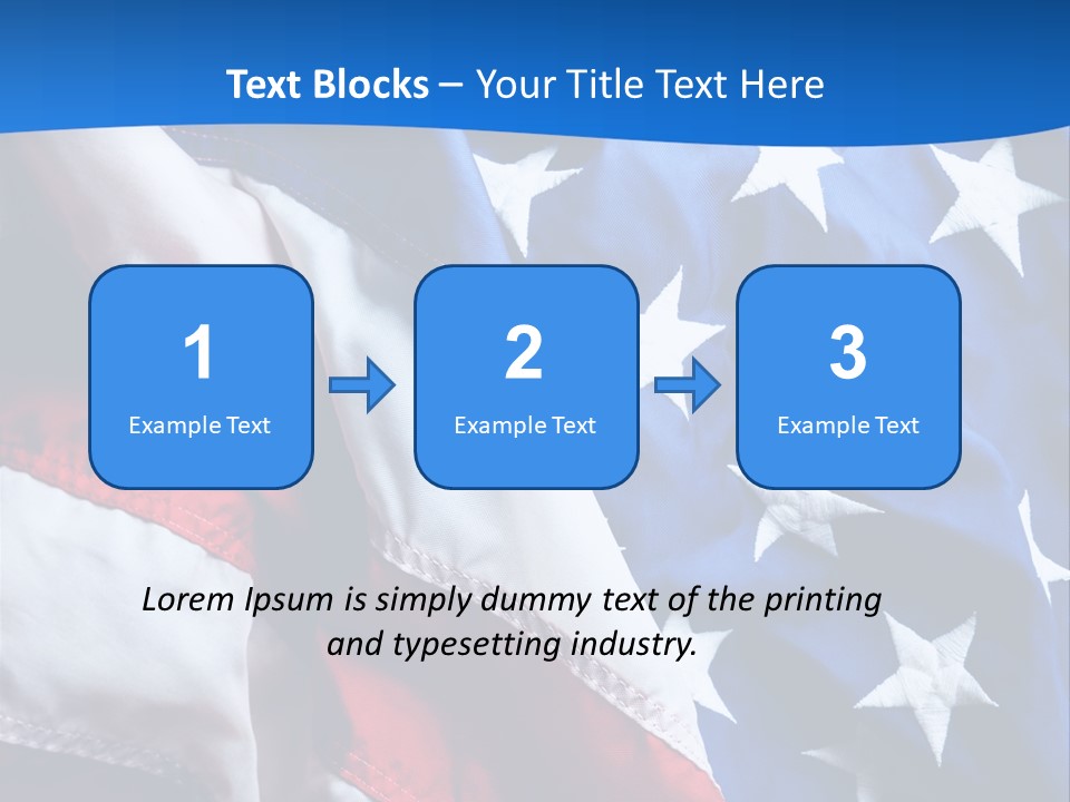 American Flags PowerPoint Template