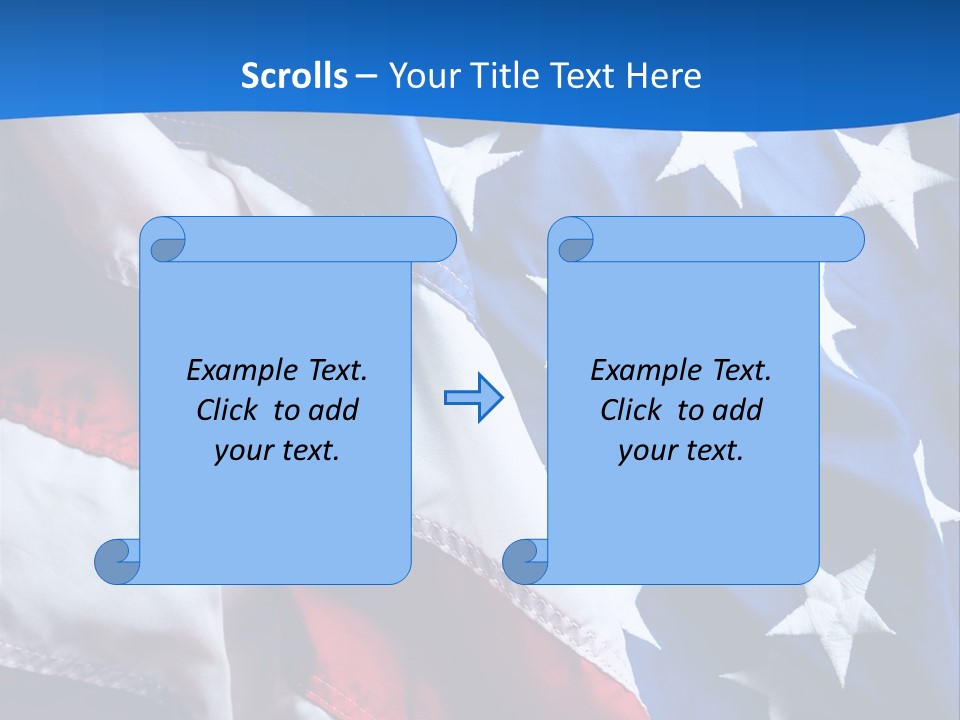 American Flags PowerPoint Template