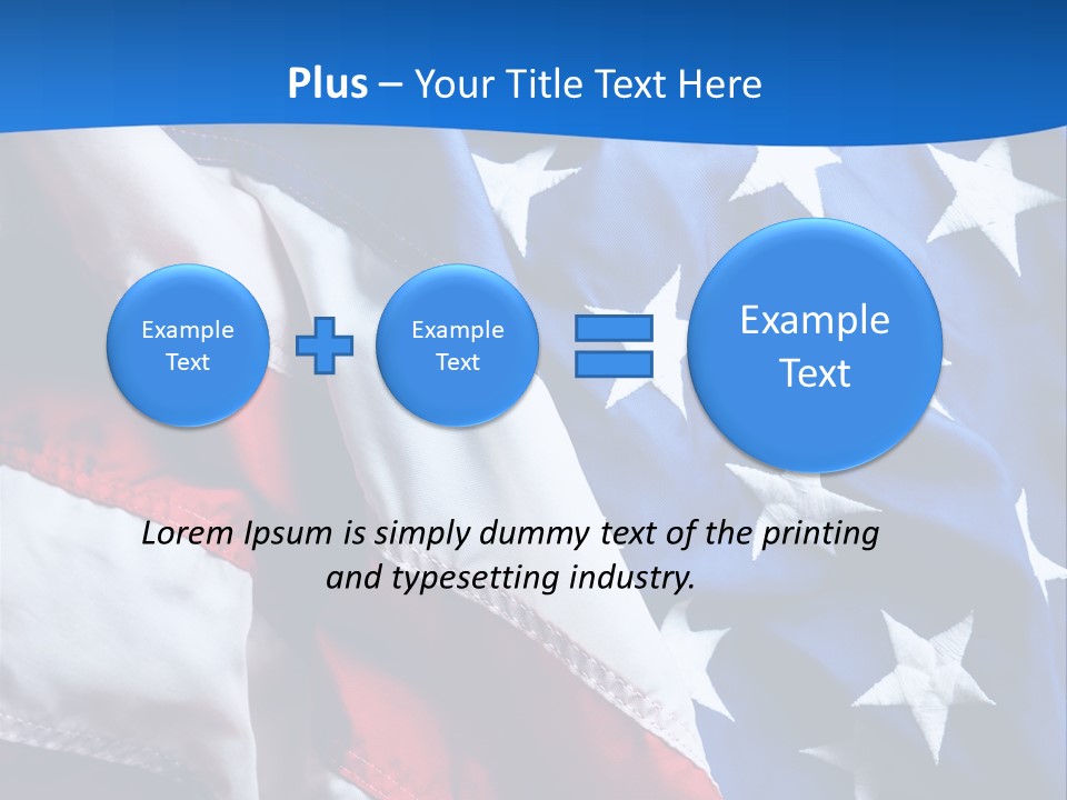 American Flags PowerPoint Template