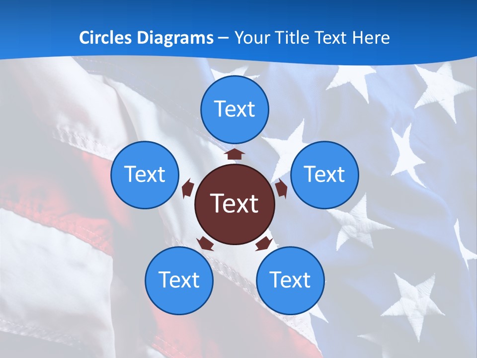 American Flags PowerPoint Template