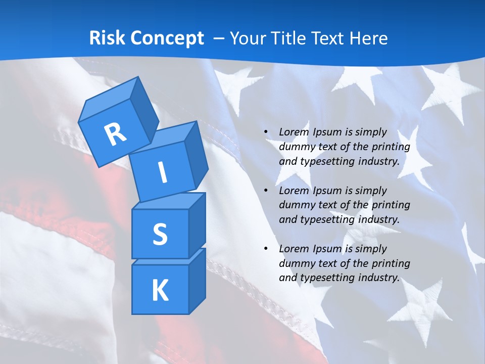 American Flags PowerPoint Template