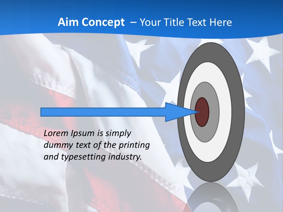 American Flags PowerPoint Template