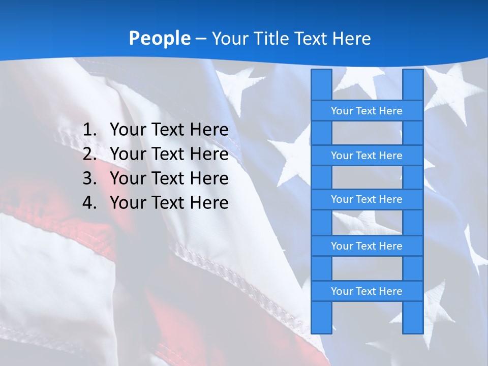American Flags PowerPoint Template