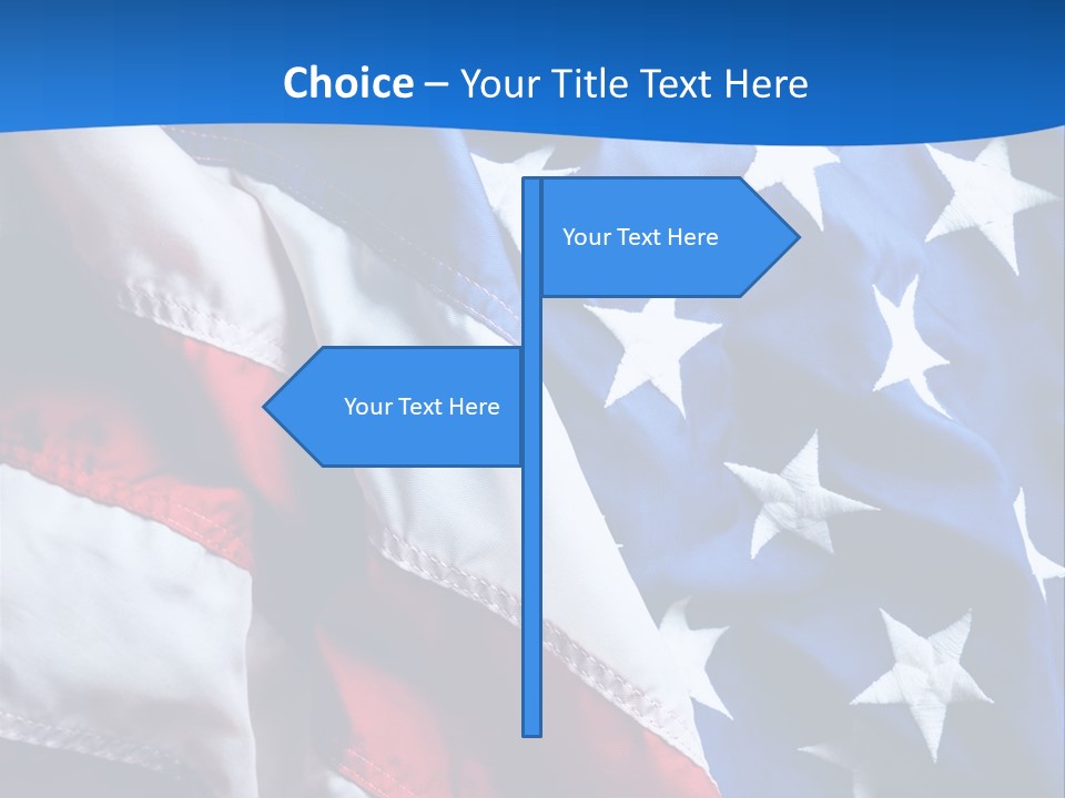American Flags PowerPoint Template
