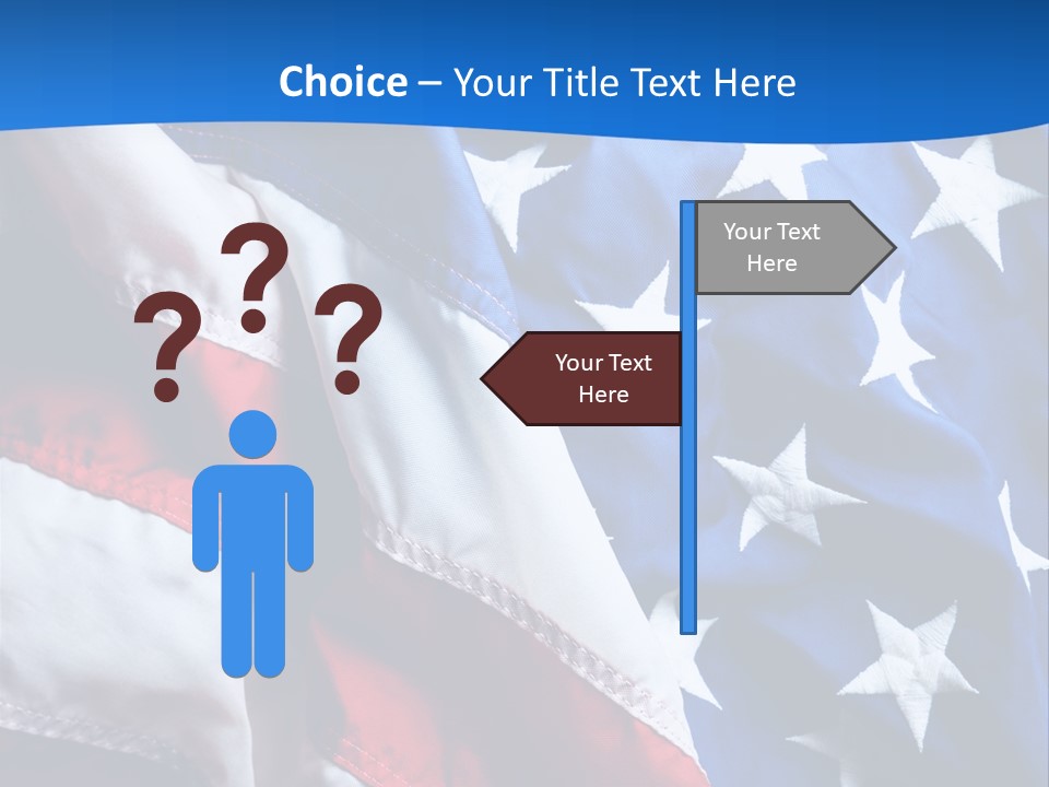 American Flags PowerPoint Template