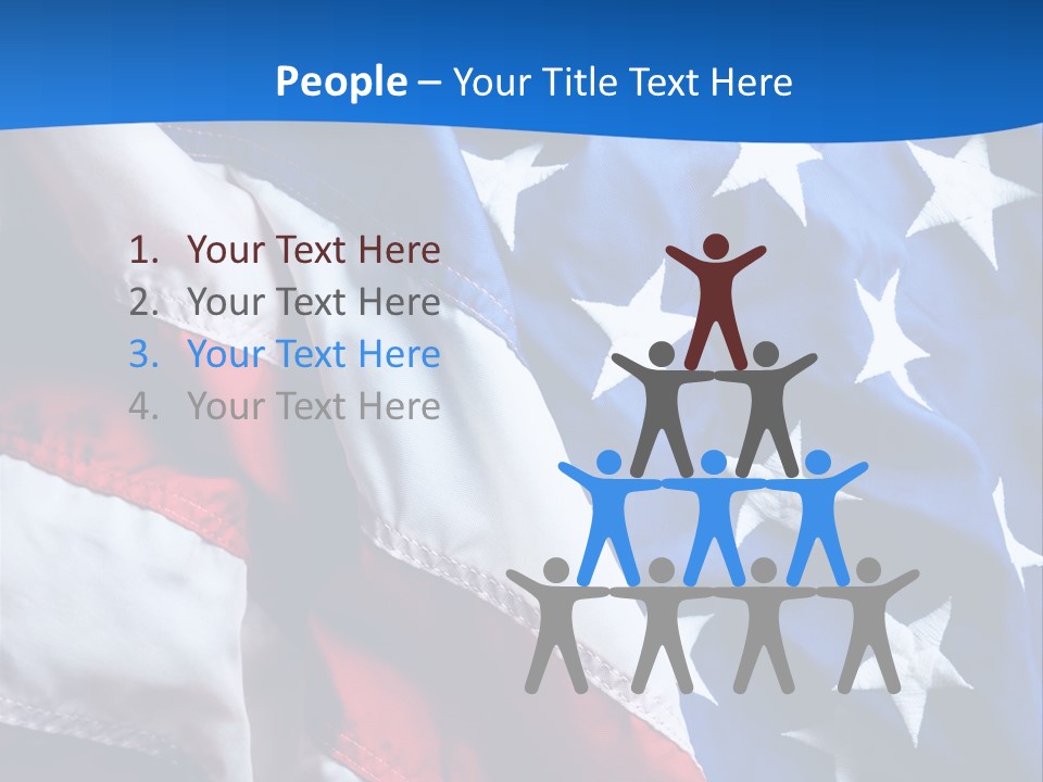 American Flags PowerPoint Template