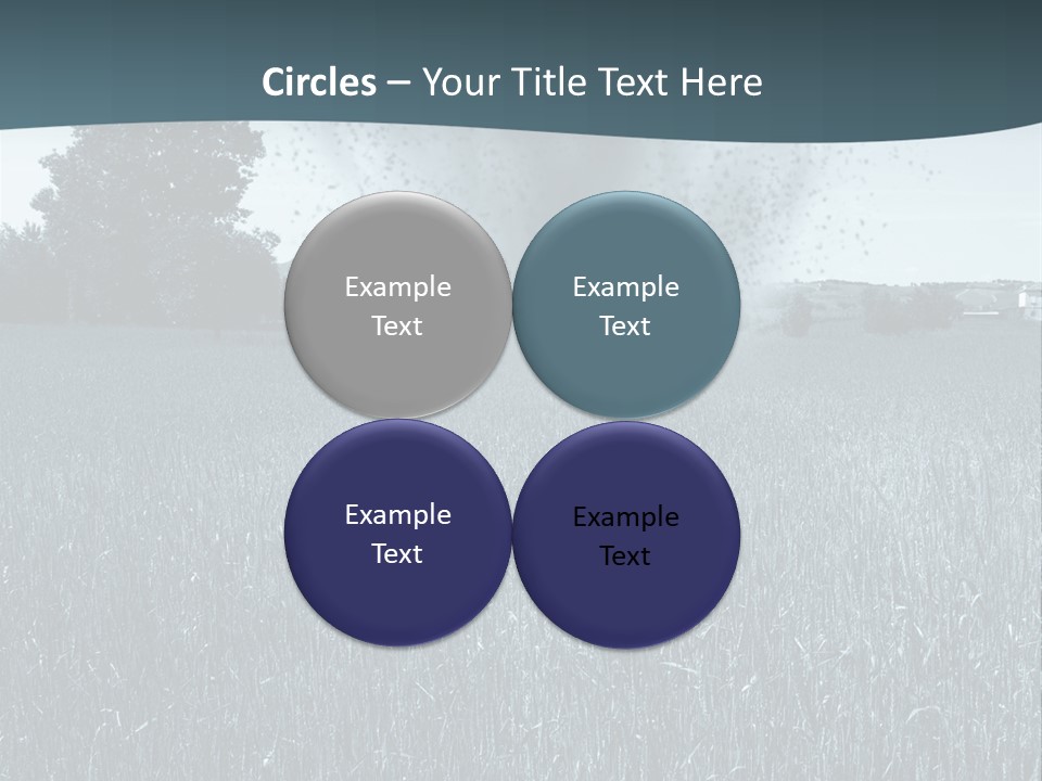 Morning Rain Raging PowerPoint Template