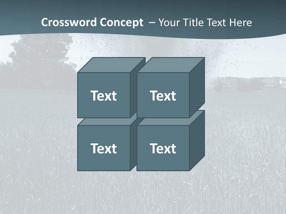 Morning Rain Raging PowerPoint Template