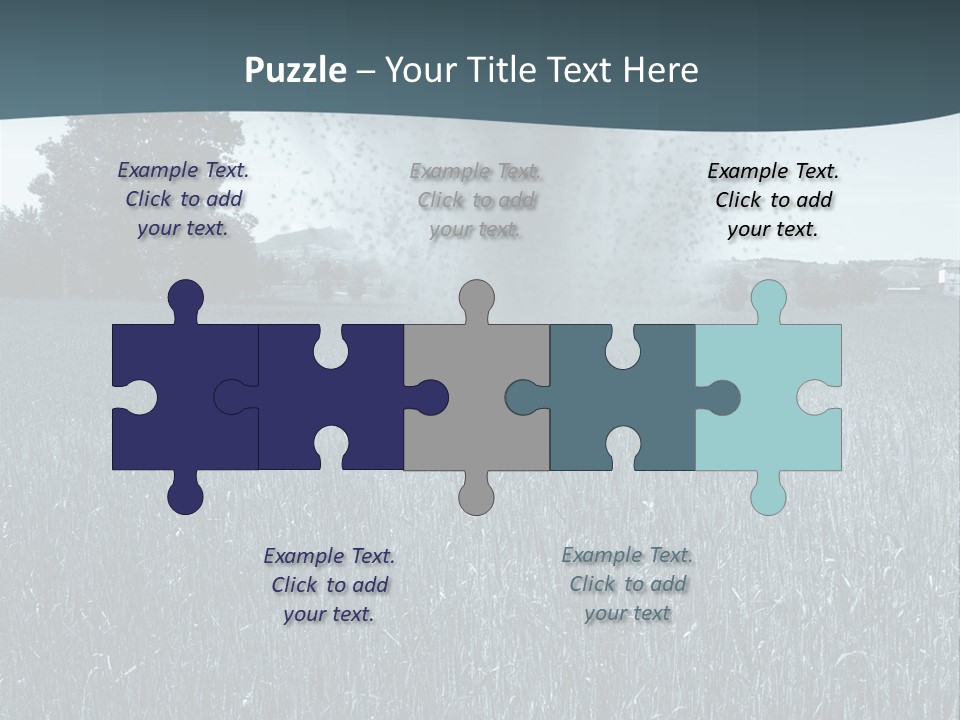 Morning Rain Raging PowerPoint Template