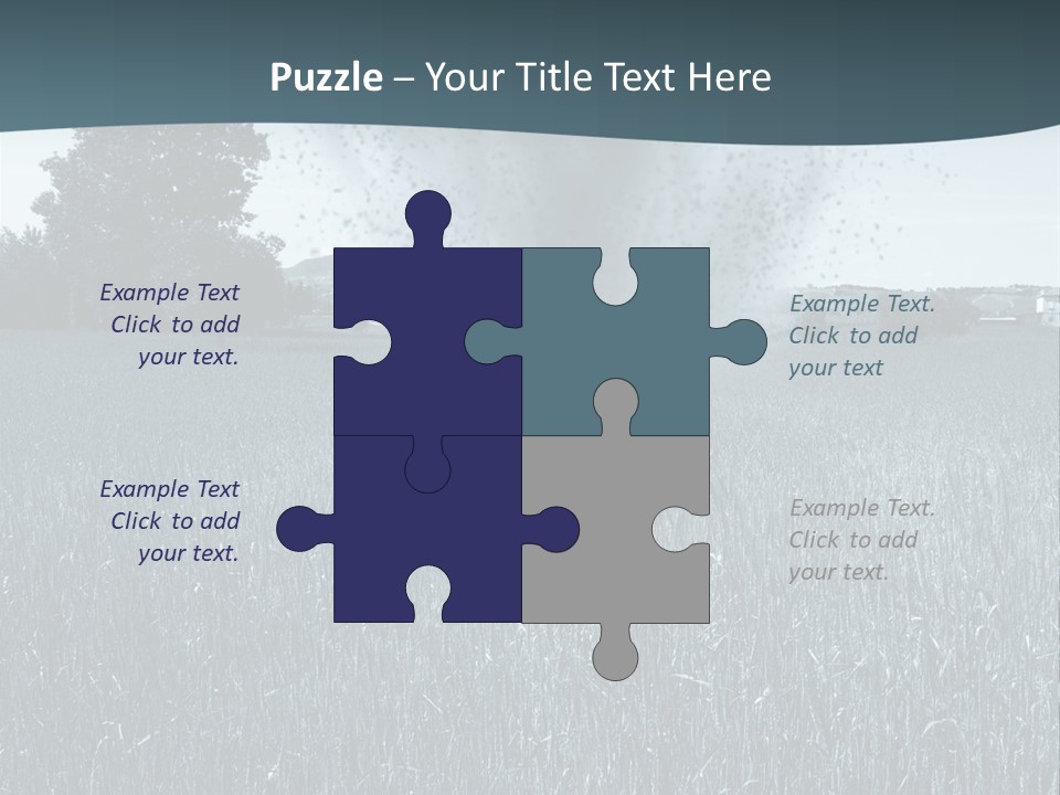 Morning Rain Raging PowerPoint Template