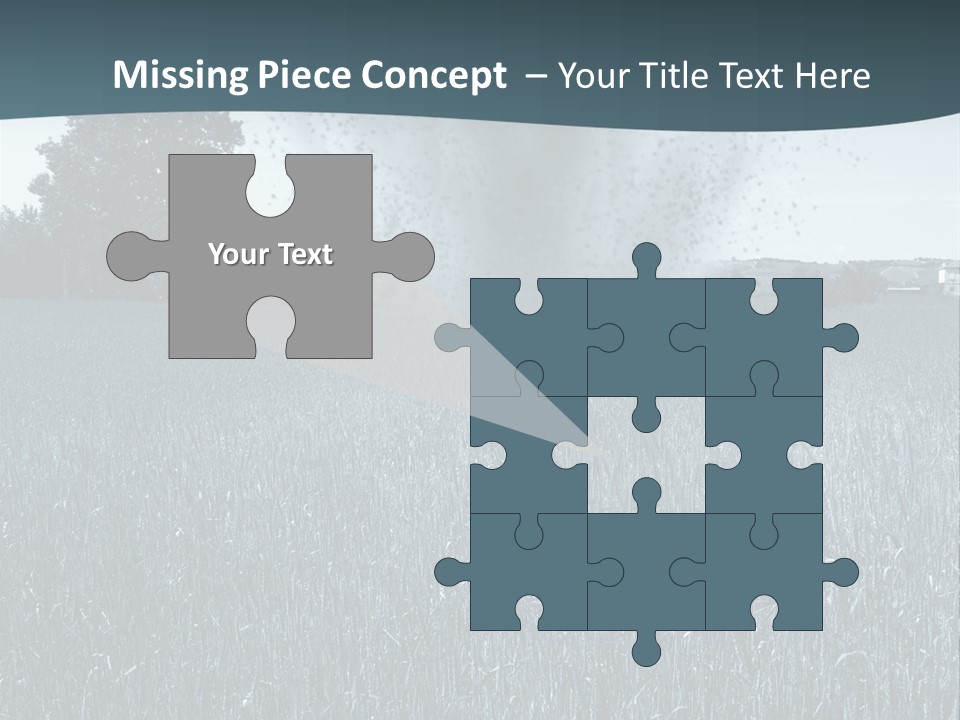 Morning Rain Raging PowerPoint Template