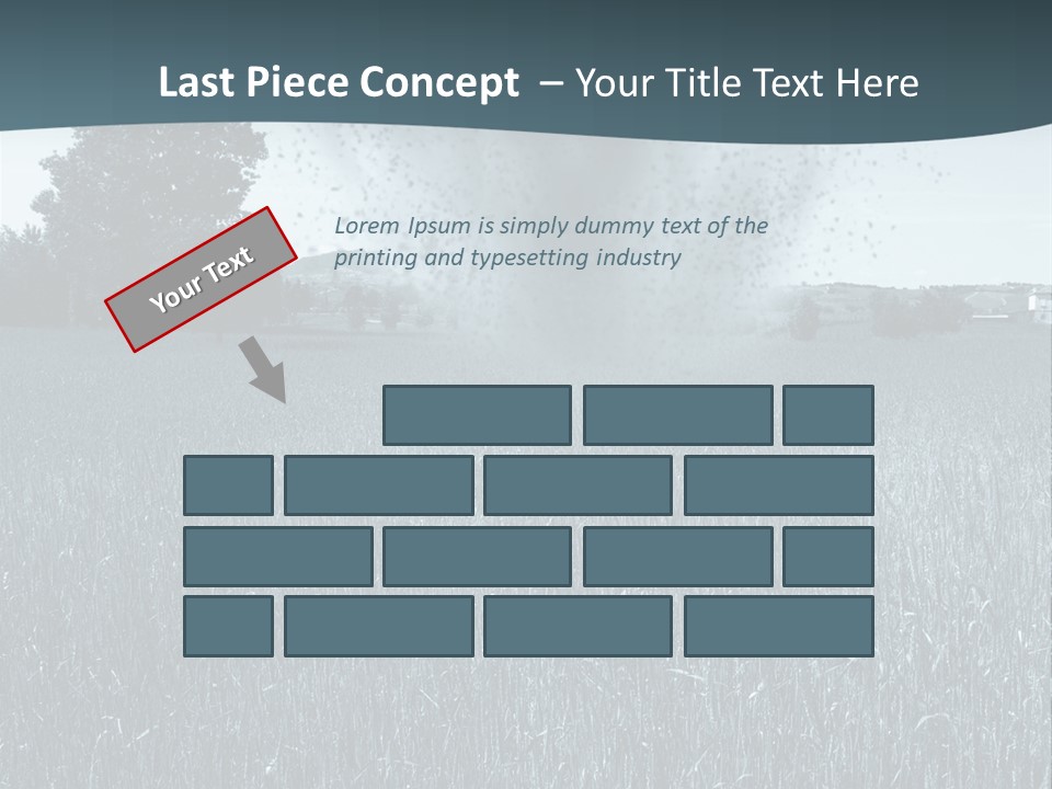 Morning Rain Raging PowerPoint Template