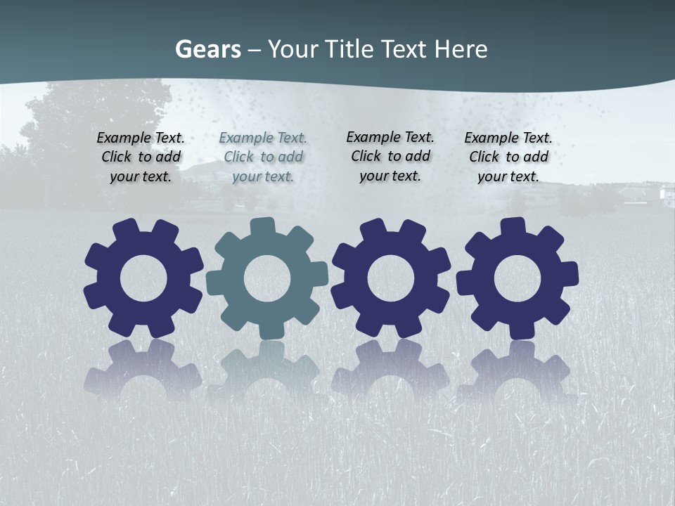 Morning Rain Raging PowerPoint Template