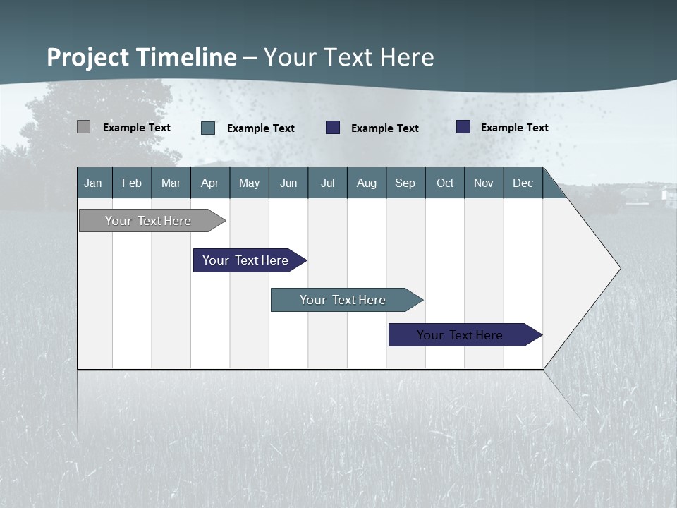Morning Rain Raging PowerPoint Template