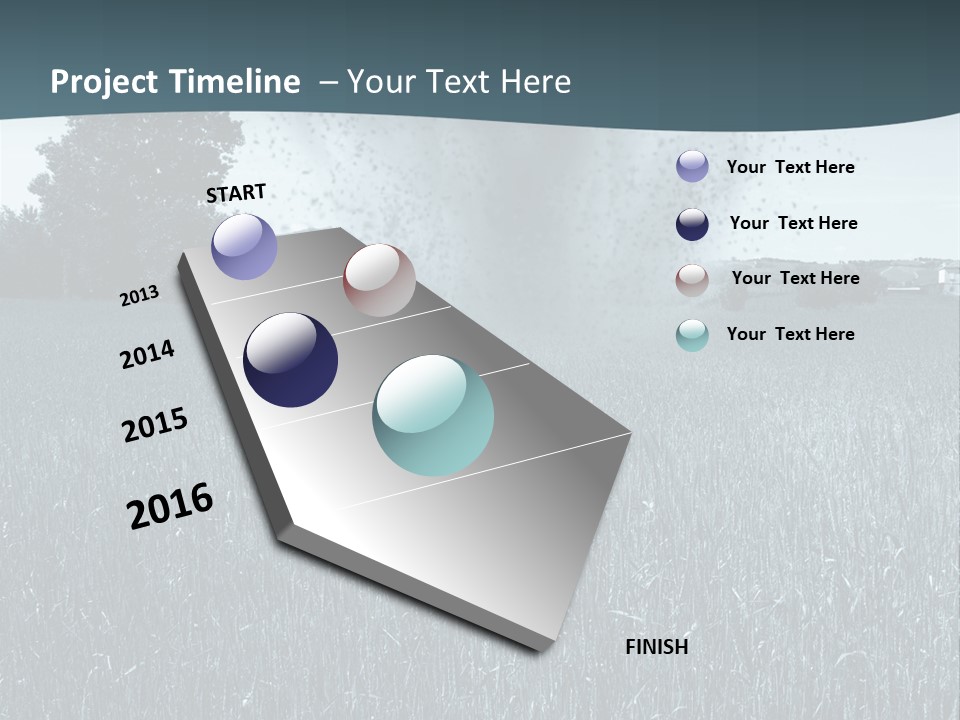Morning Rain Raging PowerPoint Template