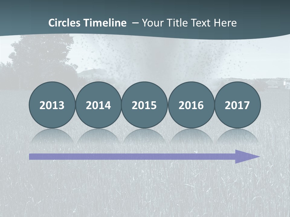 Morning Rain Raging PowerPoint Template