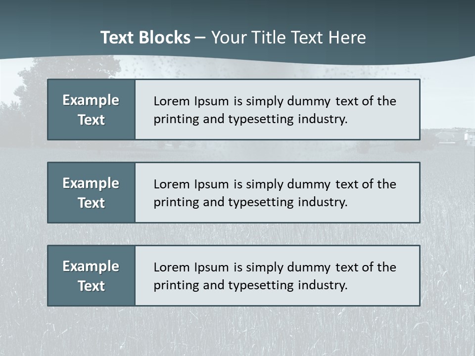 Morning Rain Raging PowerPoint Template
