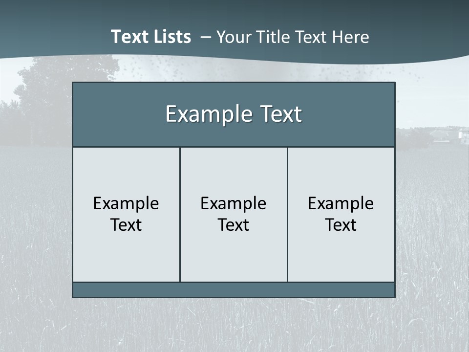 Morning Rain Raging PowerPoint Template
