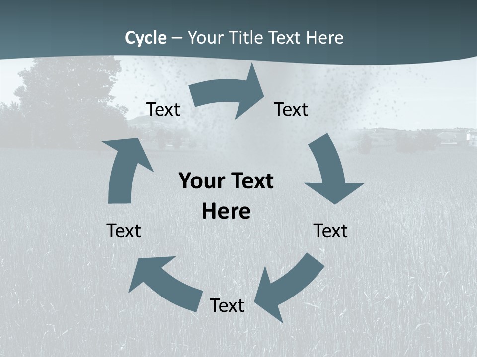 Morning Rain Raging PowerPoint Template