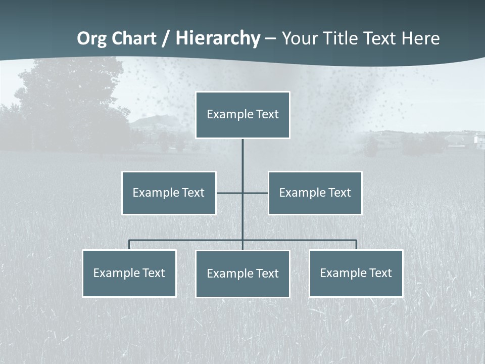 Morning Rain Raging PowerPoint Template