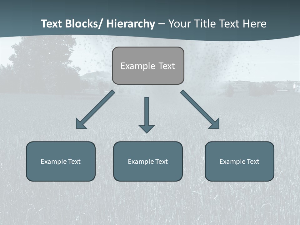 Morning Rain Raging PowerPoint Template