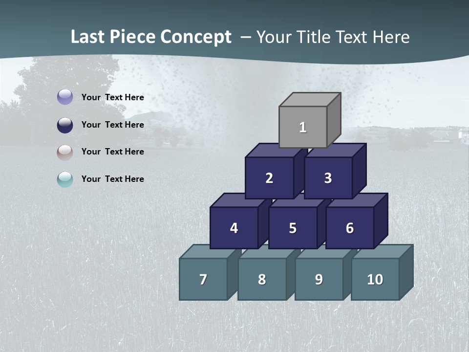 Morning Rain Raging PowerPoint Template