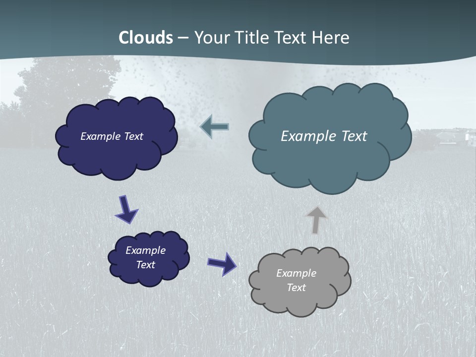 Morning Rain Raging PowerPoint Template
