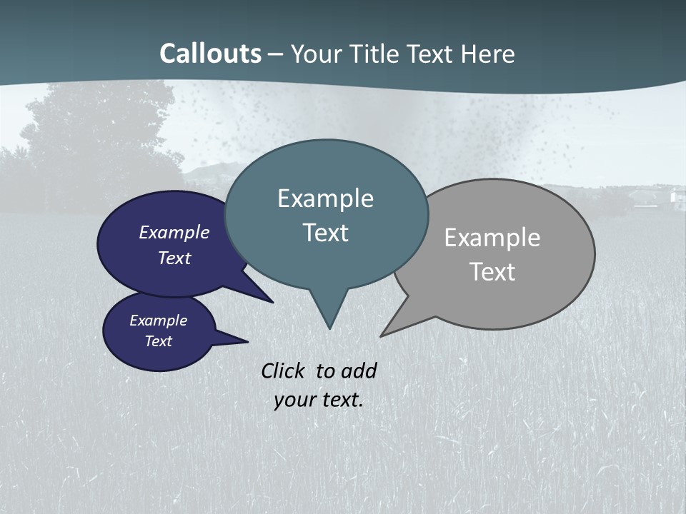 Morning Rain Raging PowerPoint Template