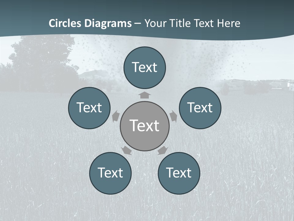 Morning Rain Raging PowerPoint Template