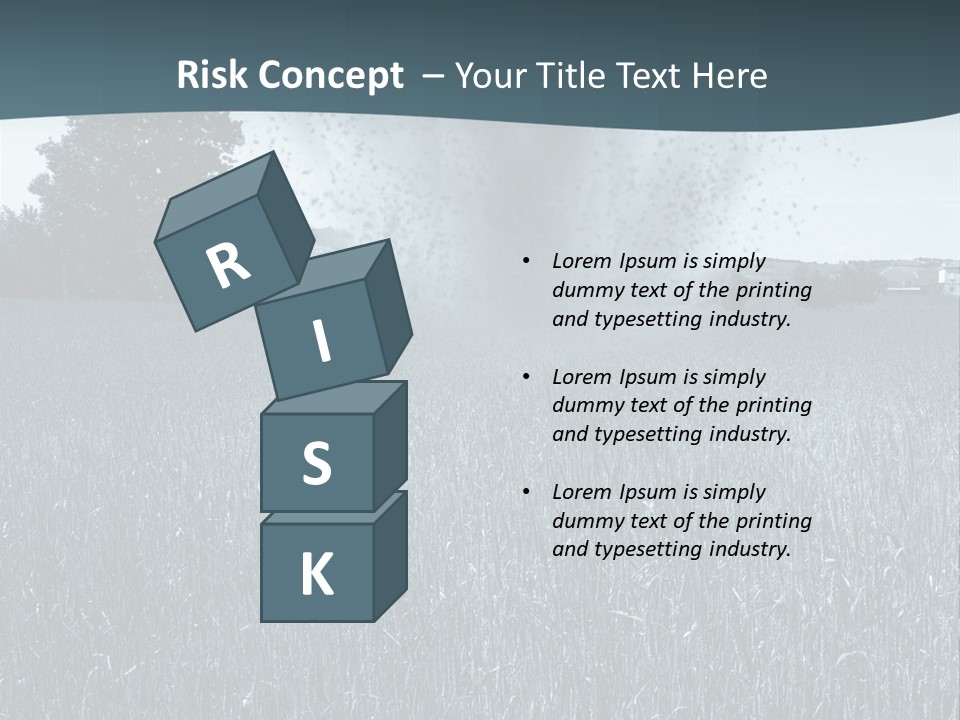 Morning Rain Raging PowerPoint Template