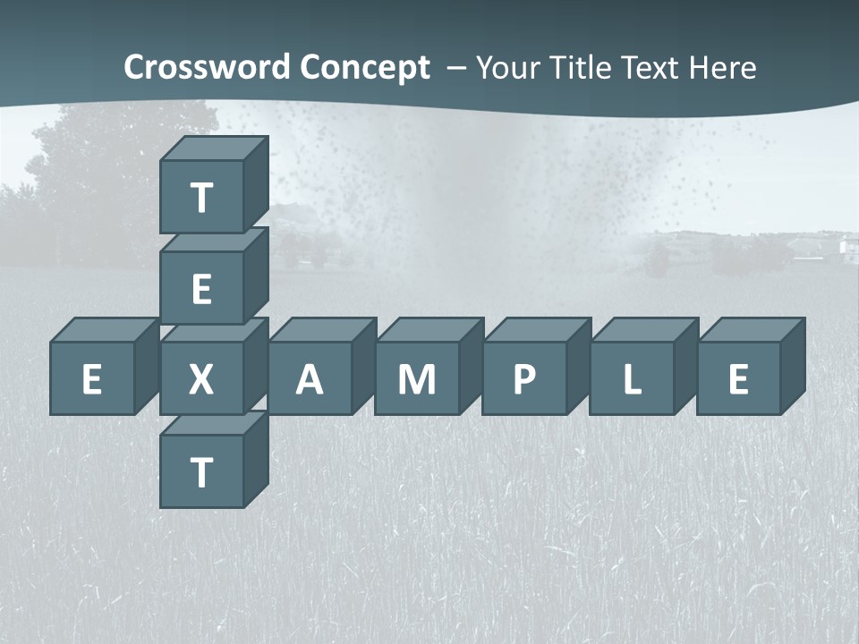 Morning Rain Raging PowerPoint Template