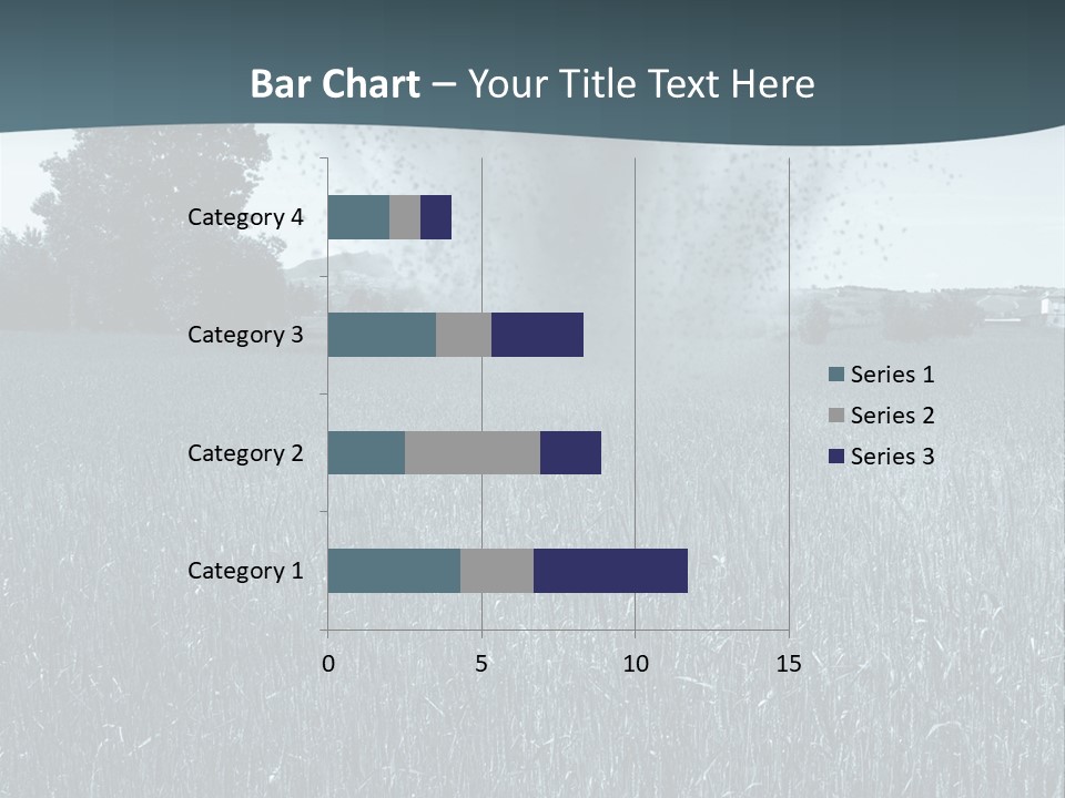 Morning Rain Raging PowerPoint Template