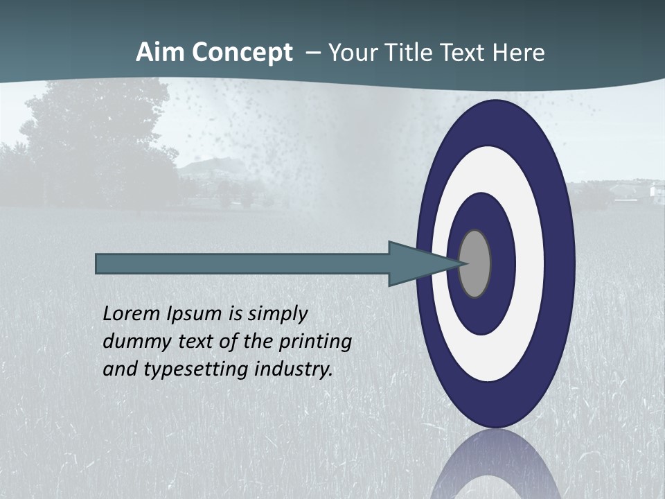 Morning Rain Raging PowerPoint Template