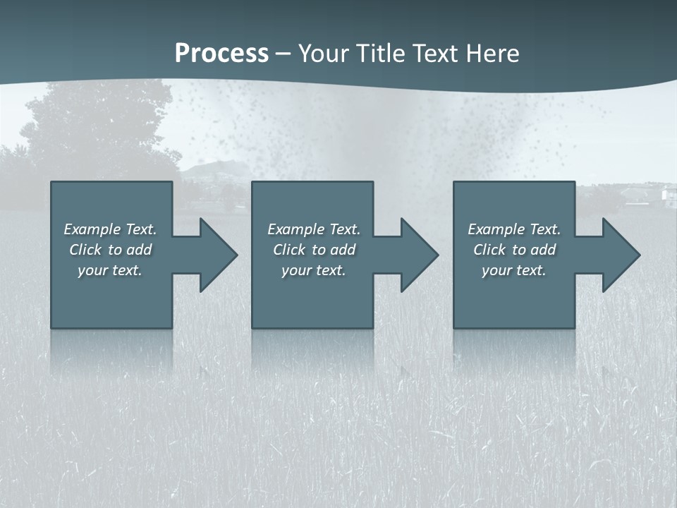 Morning Rain Raging PowerPoint Template