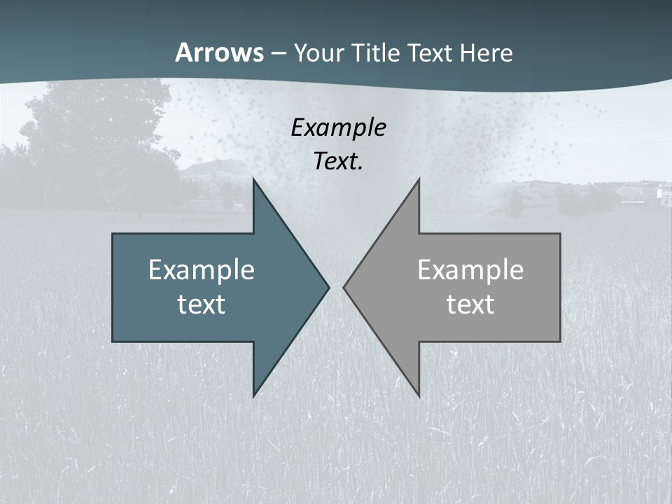Morning Rain Raging PowerPoint Template
