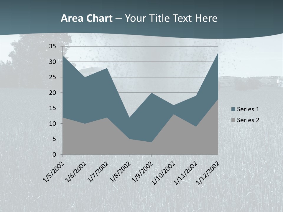 Morning Rain Raging PowerPoint Template