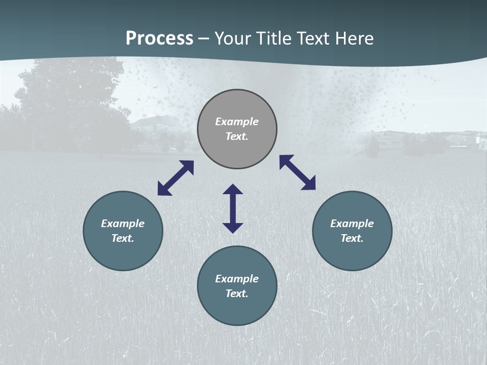 Morning Rain Raging PowerPoint Template