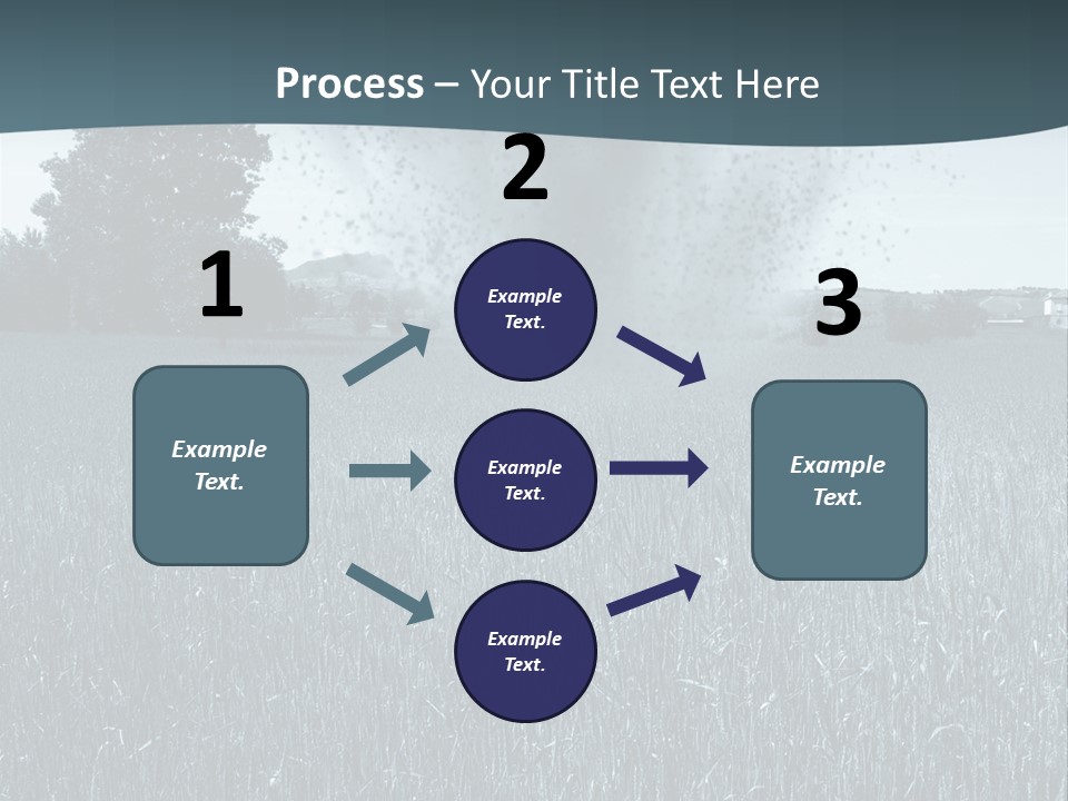 Morning Rain Raging PowerPoint Template