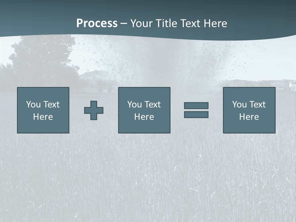 Morning Rain Raging PowerPoint Template